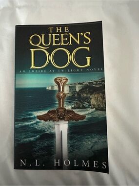 The Queen's Dog Novel Cover Throw Blanket - Black & Teal